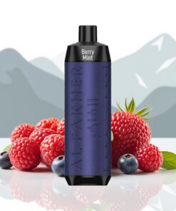 Al Fakher Crown Bar 8000 Crystal Wegwerp Vape Bes Munt met 18ml vloeistof en 8000 puffjes