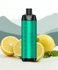 Al Fakher Crown Bar 8000 Crystal Wegwerp Vape Citroen Munt met 18ml e-Liquid en 8000 Puffs