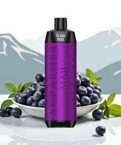 Al Fakher Crown Bar 8000 Crystal Wegwerp Vape Druiven Munt 18ml 8000 Puffs