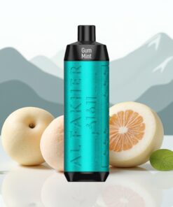 Al Fakher Crown Bar 8000 Crystal Wegwerp Vape Kauwgum Munt met 18ml vloeistof en 8000 puffjes