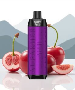 Al Fakher Crown Bar 8000 Crystal Wegwerp Vape Kersenfest met 18ml vloeistof en 8000 puffen