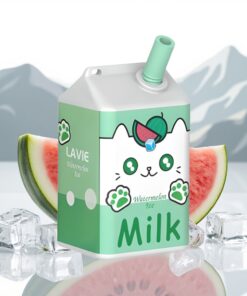 LAVIE Milk 7000 Puffs Wegwerp Vape Watermeloen IJs & Type C Oplaadbaar