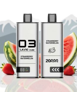 Lavie Cube 20000 Puffs Wegwerp Vape Aardbei Watermeloen met 600mAh Batterij
