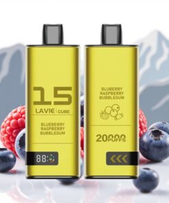 Lavie Cube 20000 Puffs Wegwerp Vape Blauwe Bes Framboos Bubblegum 28ML