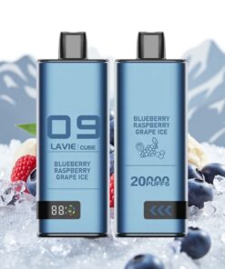 Lavie Cube 20000 Puffs Wegwerp Vape Blauwe Bes Framboos Druif Ijs 28ML 600mAh