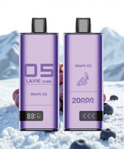 Lavie Cube 20000 Puffs Wegwerp Vape Druif IJs met Type C Opladen