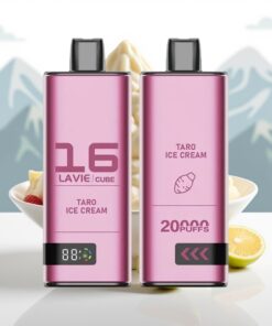 Lavie Cube 20000 Puffs Wegwerp Vape Taro IJs & 28ML Vloeistof