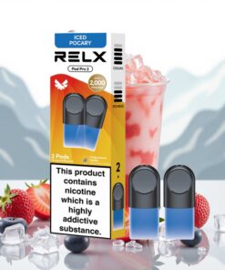 RELX Pod Pro 2 Vape Device Nicotine 1,8% Drankje-IJskoud Pocary 1,9ml 600 puffs