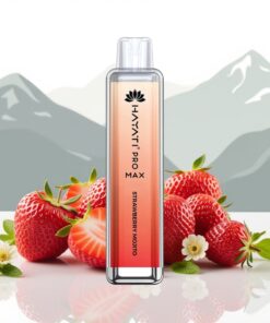 Hayati Pro Max 4000 Puffs Wegwerp Vape Aardbei Mojito 2% Nicotine