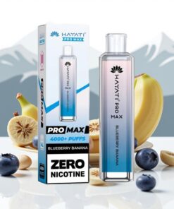 Hayati Pro Max 4000 Puffs Wegwerp Vape Blauwe Banaan 2% Nicotine