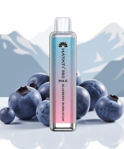 Hayati Pro Max 4000 Puffs Wegwerp Vape Bosbes Bubblegum & Oplaadbare Accu