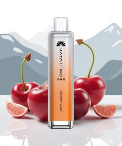 Hayati Pro Max 4000 Puffs Wegwerp Vape Kers Cola met LED-verlichting en 1400mAh batterij