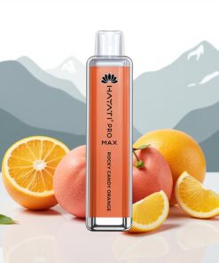 Hayati Pro Max 4000 Puffs Wegwerp Vape Rotsachtige Snoep Sinaasappel