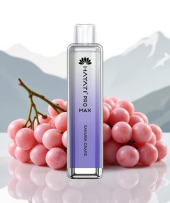 Hayati Pro Max 4000 Puffs Wegwerp Vape Sakura Druif met 1400mAh batterij