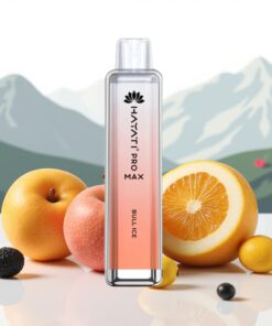 Hayati Pro Max 4000 Puffs Wegwerp Vape Stier IJs met 1400mAh batterij