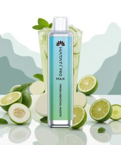 Hayati Pro Max 4000 Puffs Wegwerp Vape Verse Munt Mojito met 1400mAh batterij