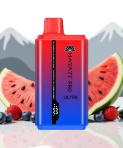 Hayati Pro Ultra 15000 Puffs Wegwerp Vape Blauwe Bes Hubba Bubba Watermeloen Hubba Bubba
