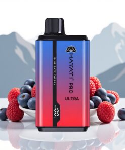 Hayati Pro Ultra 15000 Puffs Wegwerp Vape Blauwe Framboos Kers 2×12ml 2%