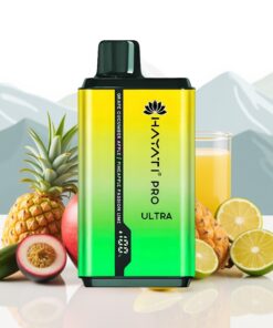 Hayati Pro Ultra 15000 Puffs Wegwerp Vape Druif Komkommer Appel Ananas Passie Lim
